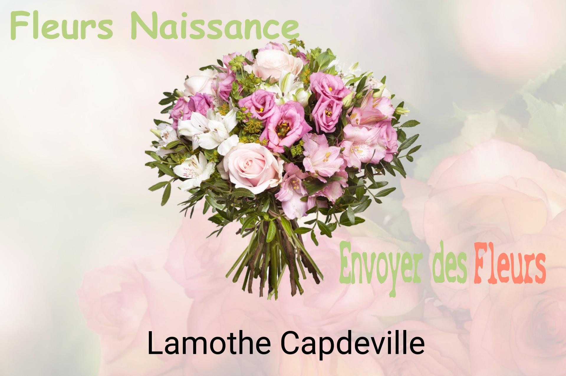 Bouquet de fleurs de naissance livré à Lamothe-Capdeville
