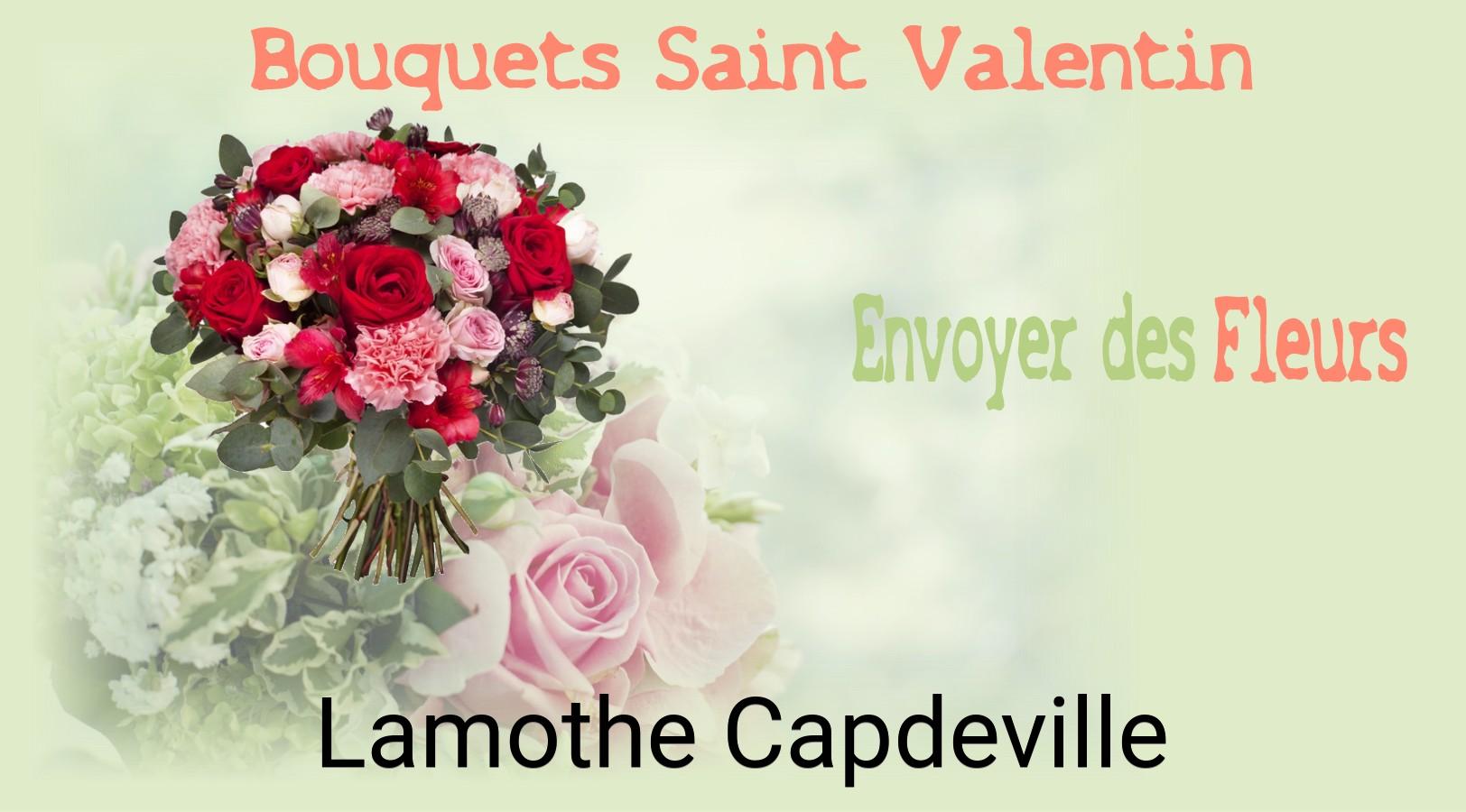 Roses de Saint-Valentin livrées à Lamothe-Capdeville